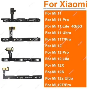 Volumul Butonul de Alimentare Cablu Flex Pentru Xiaomi Mi 11 11T 12 12T Pro 12X Km 11 12 Lite Km 11 12 Putere Ultra Side Key Flex Cable Piese