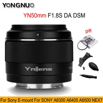 Yongnuo YN50mm F1.8S DA DSM aparat de Fotografiat Obiectiv 50mm F1.8 APS-C Fix Focus AF/MF Obiectiv pentru Sony E-lacuri 6300 A6400 A6500 NEX7