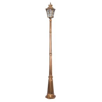 (≈ 2,6 MM) Curte Lampă de Stradă Comunitate Villa Garden Street Lampă din Aluminiu Rugina Dovada de Mare Tip Lampa Polul Exterior Impermeabil